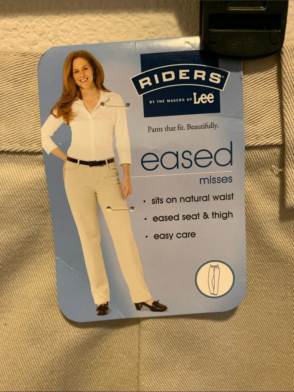 NWT Riders by Lee Casuals khaki pants - beige​